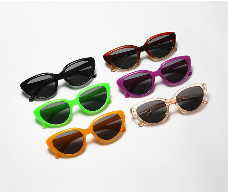 Streetwear Solid Color Pc Oval Frame Full Frame Women's Sunglasses display picture 1