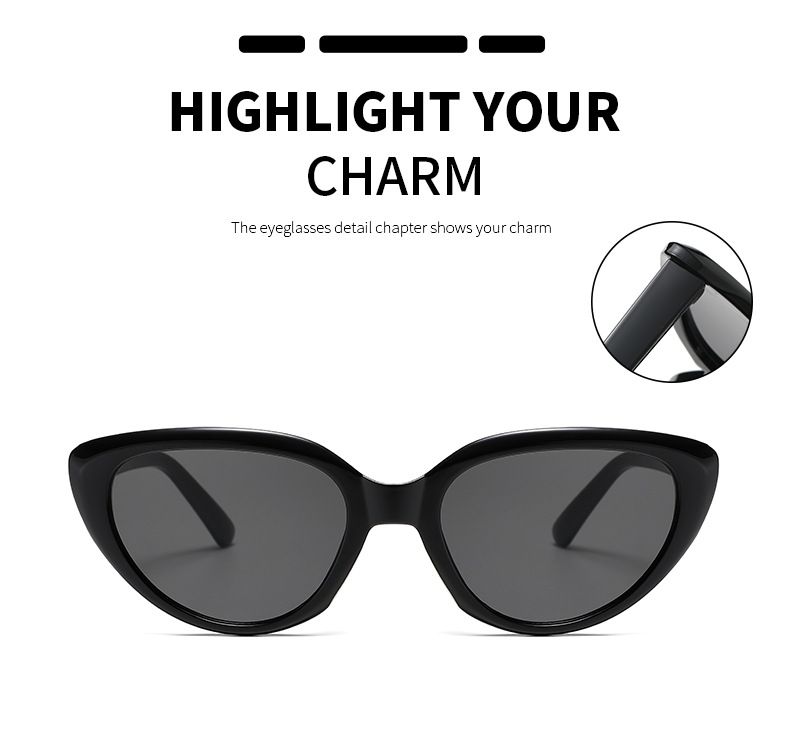 Streetwear Solid Color Pc Oval Frame Full Frame Women's Sunglasses display picture 2