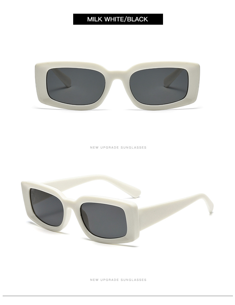 Simple Style Streetwear Solid Color Pc Square Full Frame Women's Sunglasses display picture 11
