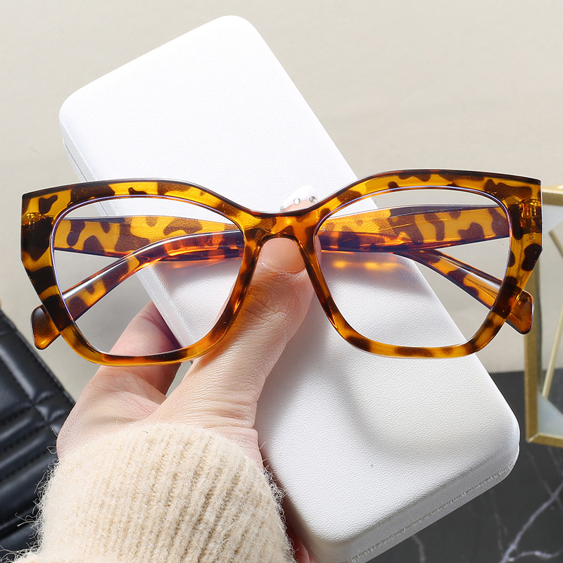Simple Style Gradient Color Solid Color Ac Square Full Frame Optical Glasses display picture 4