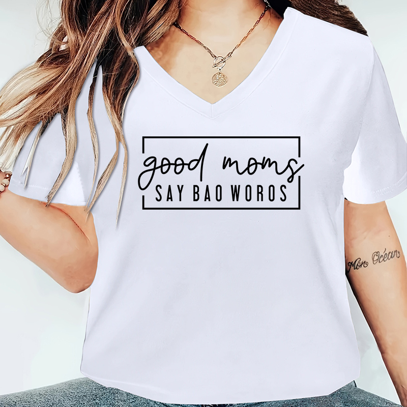 Women's T-shirt Short Sleeve T-Shirts Printing Simple Style Letter display picture 10