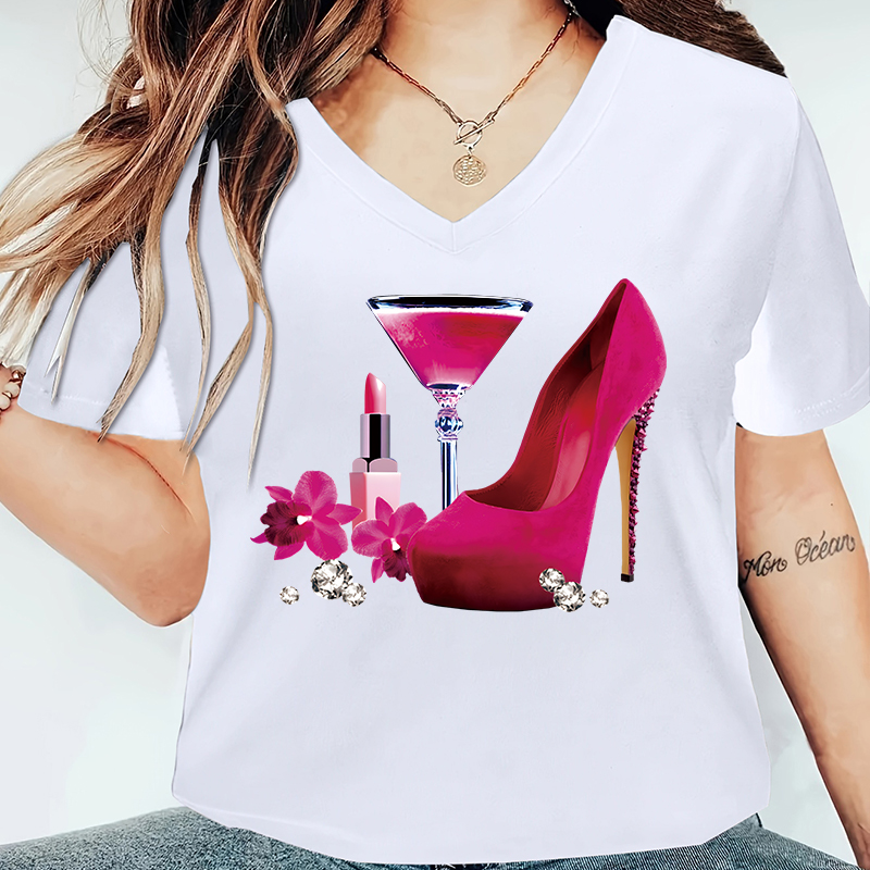 Women's T-shirt Short Sleeve T-Shirts Printing Simple Style Letter display picture 10