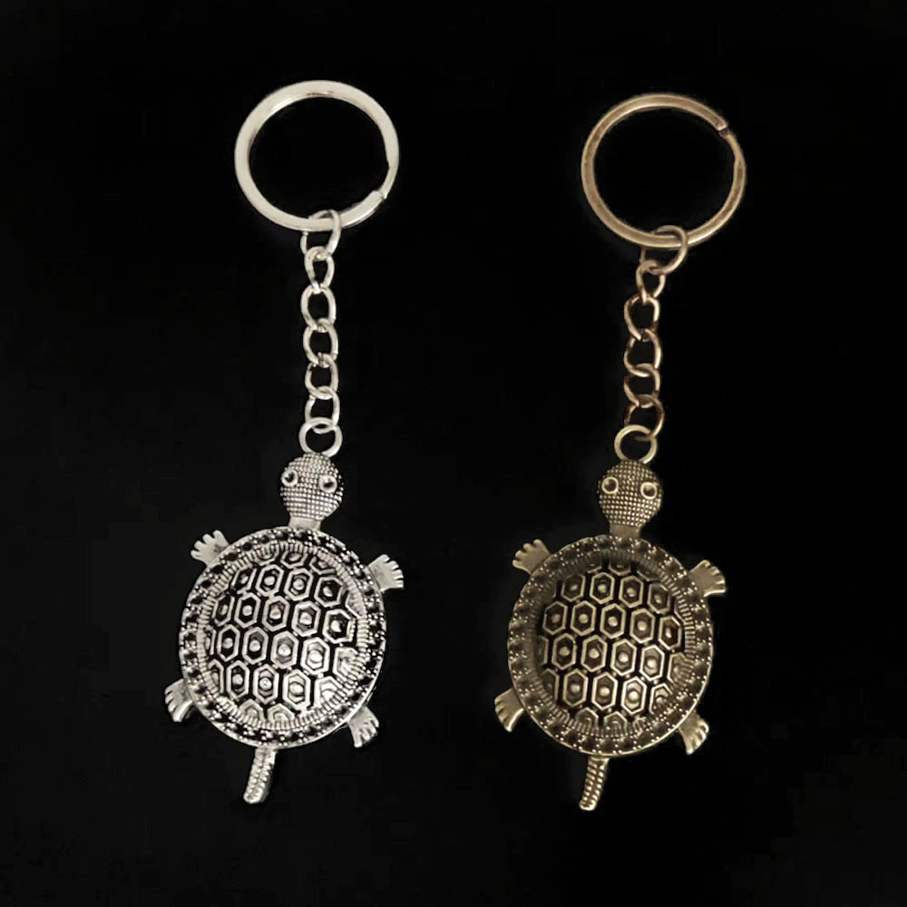 Retro Classic Style Tortoise Alloy Plating Bag Pendant Keychain display picture 2