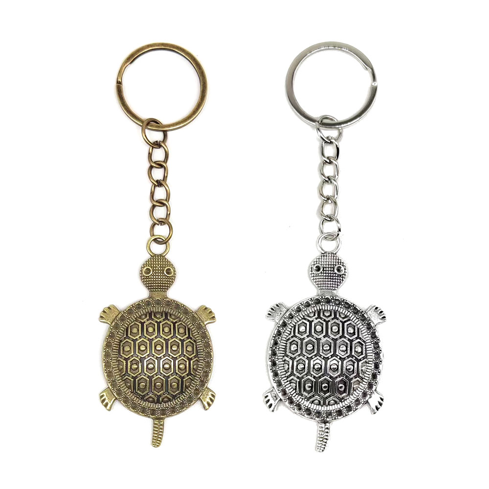 Retro Classic Style Tortoise Alloy Plating Bag Pendant Keychain display picture 6