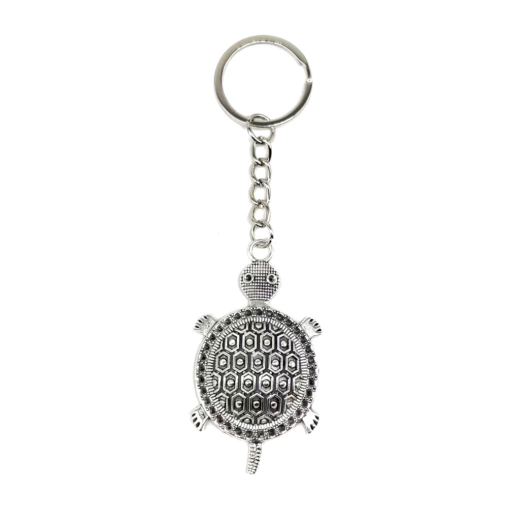 Retro Classic Style Tortoise Alloy Plating Bag Pendant Keychain display picture 4