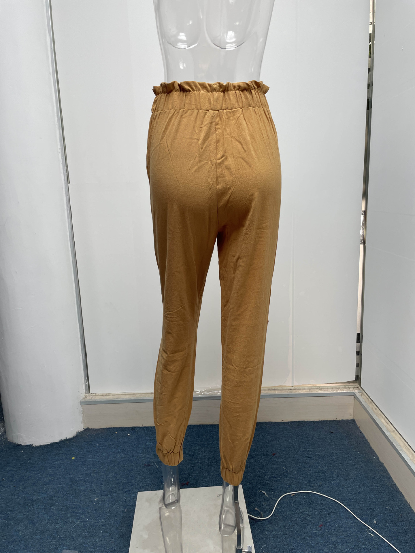 Femmes Du Quotidien Style Classique Couleur Unie Toute La Longueur Plissé Pantalons Décontractés Pantalon Droit display picture 31
