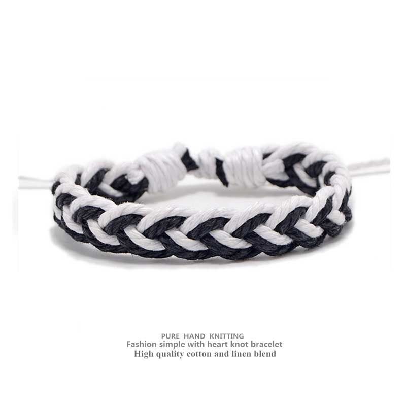 IG Style Modern Style Geometric Rope Couple Drawstring Bracelets display picture 6
