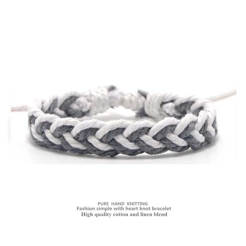 IG Style Modern Style Geometric Rope Couple Drawstring Bracelets display picture 7