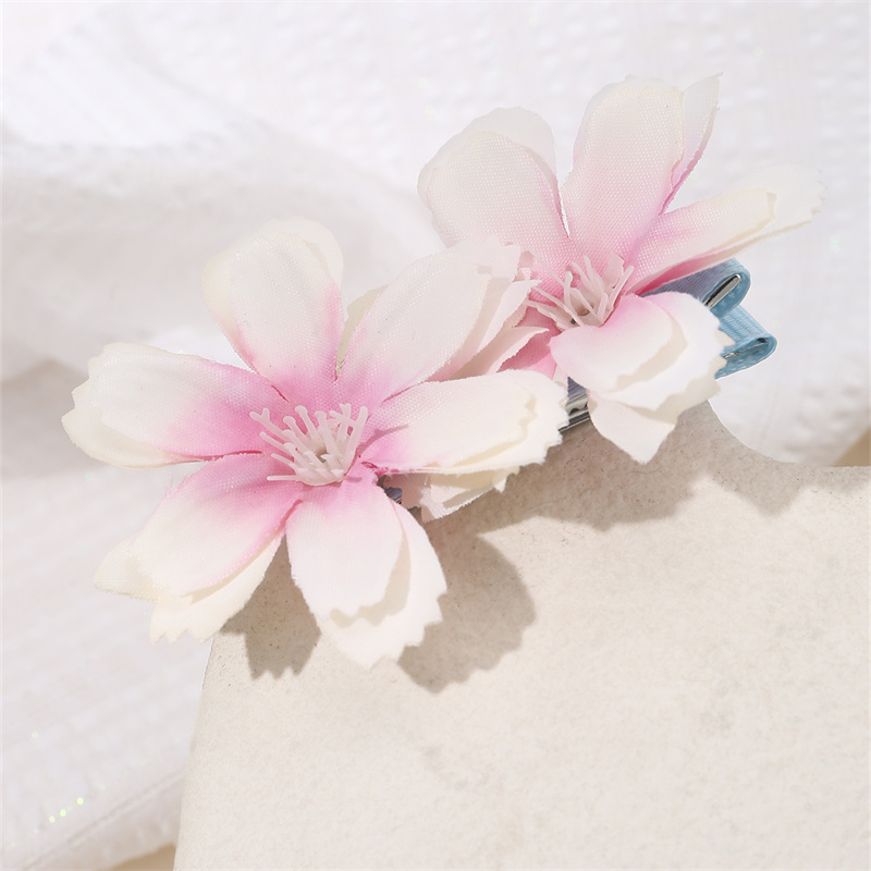 Women's IG Style Vacation Tropical Flower Alloy Cloth Hair Clip display picture 4
