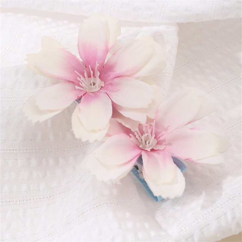 Women's IG Style Vacation Tropical Flower Alloy Cloth Hair Clip display picture 2