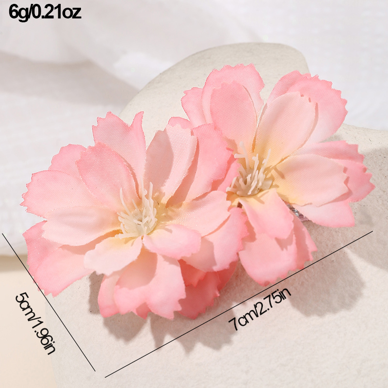 Women's IG Style Vacation Tropical Flower Alloy Cloth Hair Clip display picture 23