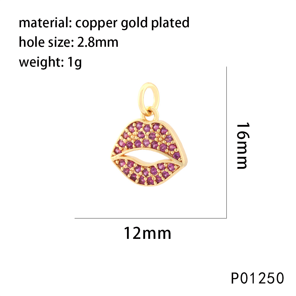 1 Piece Copper Zircon 18K Gold Plated Clouds Animal Devil's Eye Pendant Chain display picture 5