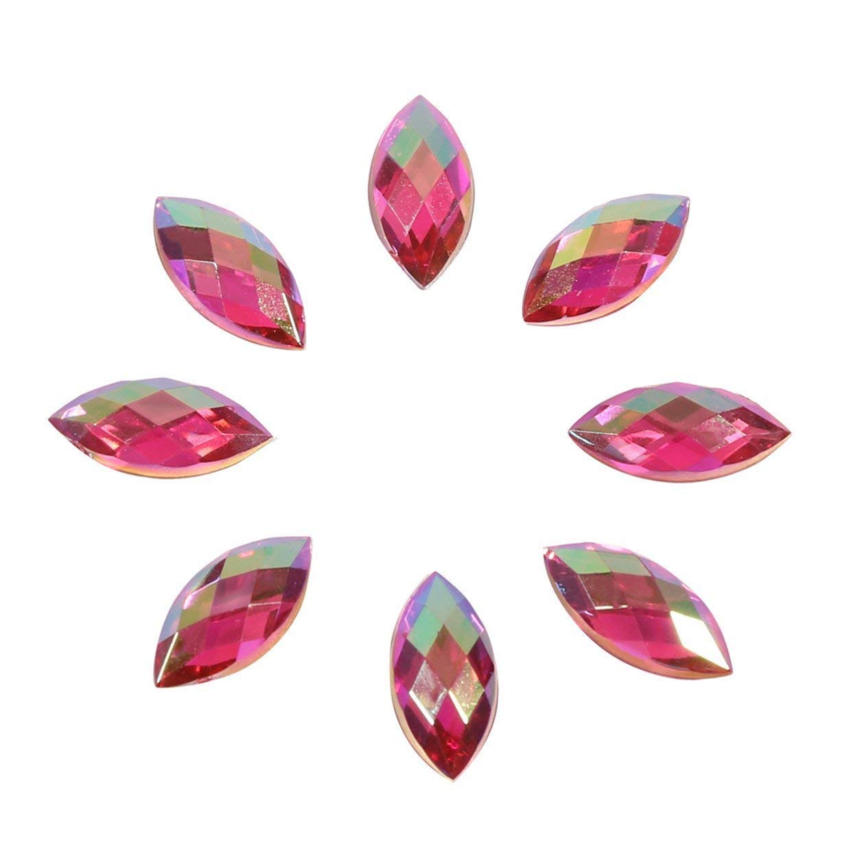 1000 Pieces Per Pack 2000 Pieces Per Pack 500 Pieces Per Pack 3*6mm 4*8mm Arylic Rhinestone Geometric display picture 6