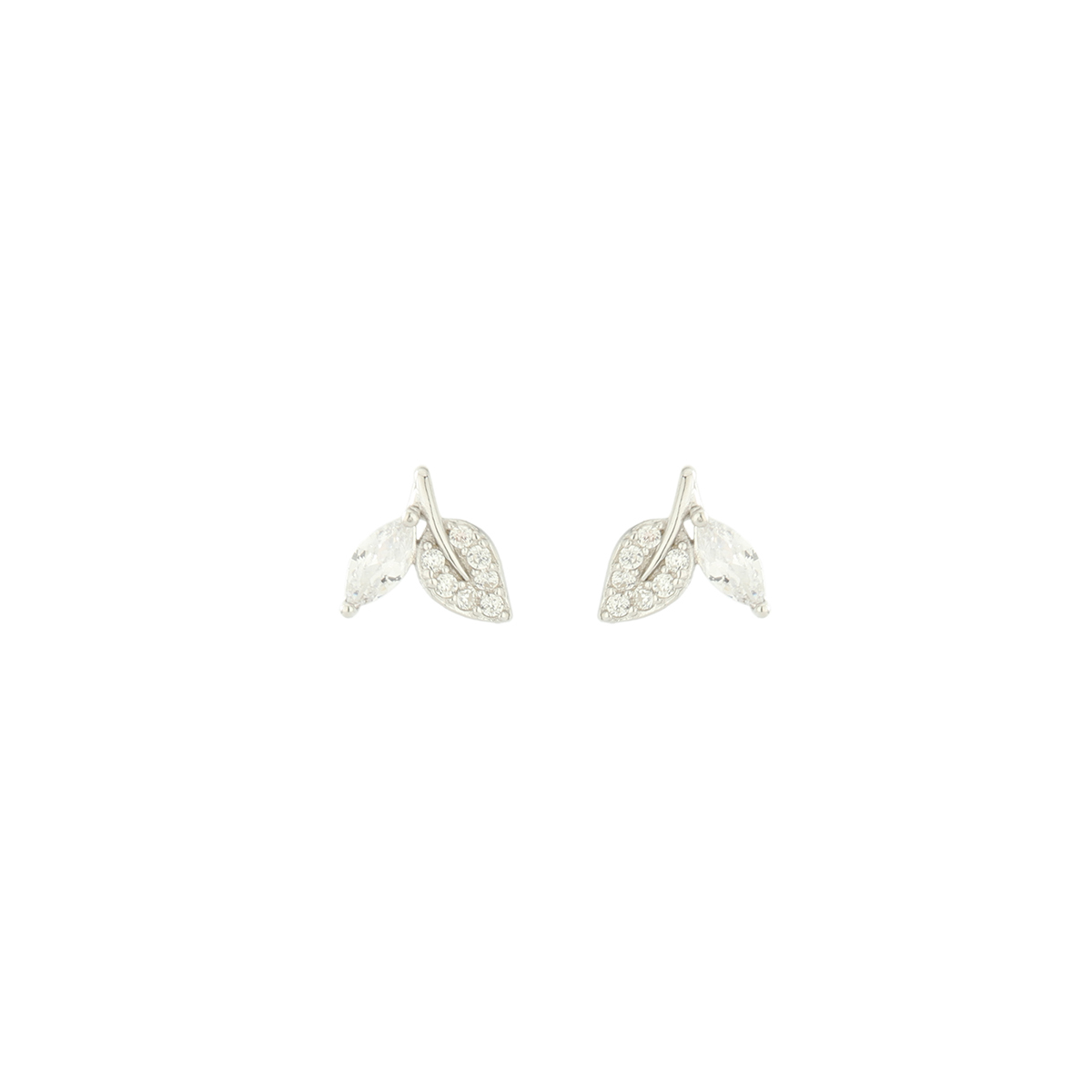 1 Pair Simple Style Classic Style Bow Knot Plating Inlay Sterling Silver Zircon 14K Gold Plated Ear Studs display picture 1