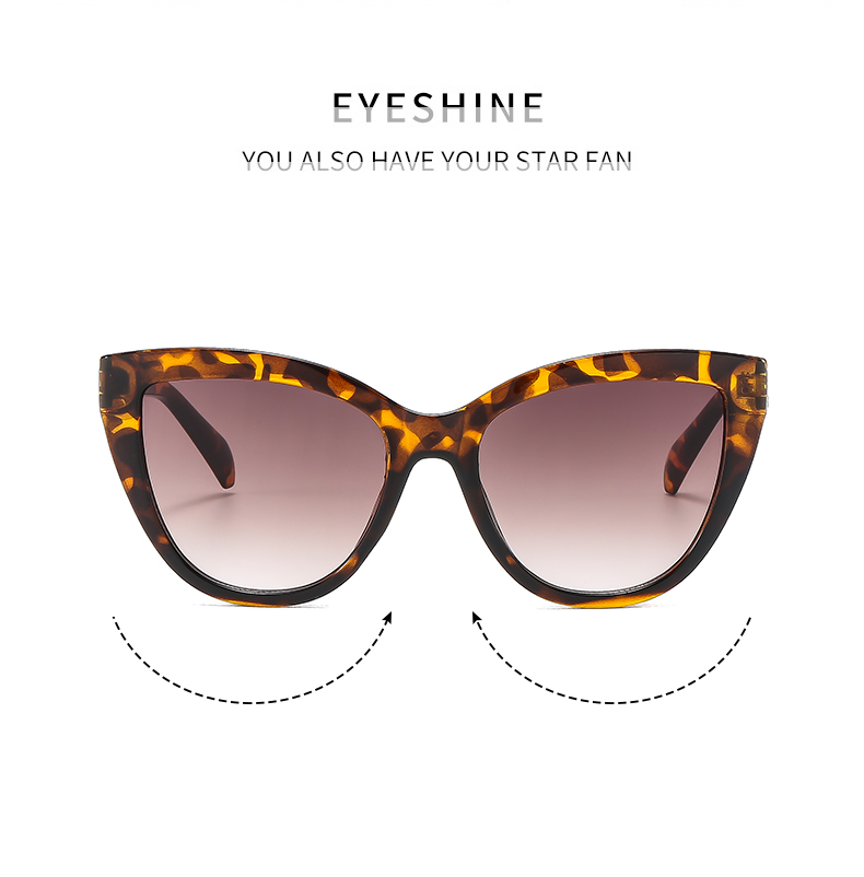 Casual Simple Style Gradient Color Ac Cat Eye Full Frame Women's Sunglasses display picture 4