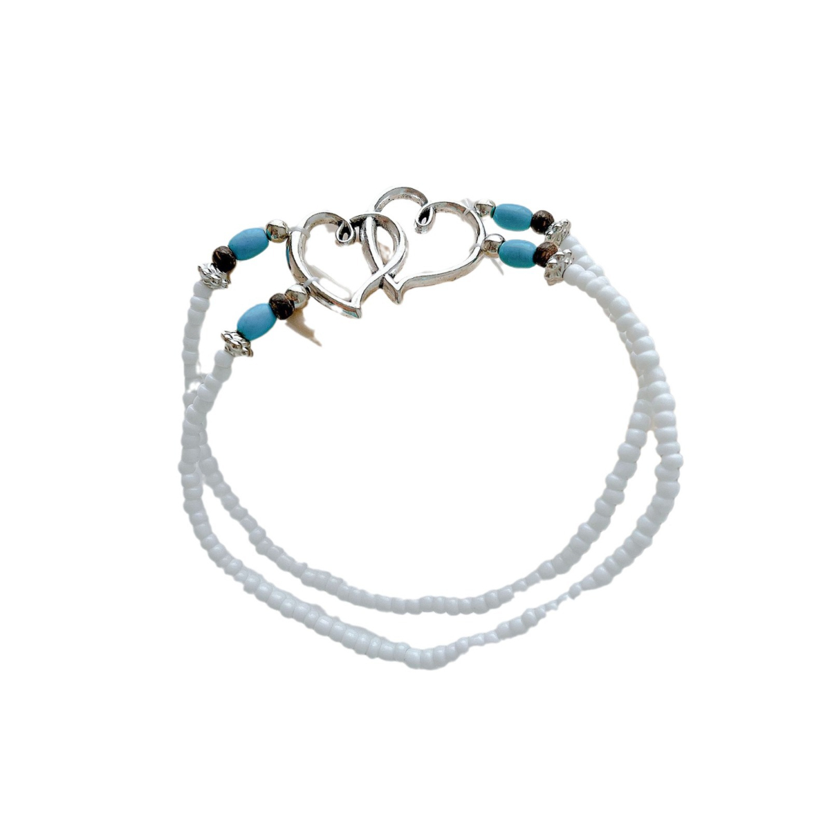 Style Simple Style Classique Bloc De Couleur Alliage De Gros Bracelet De Cheville display picture 1