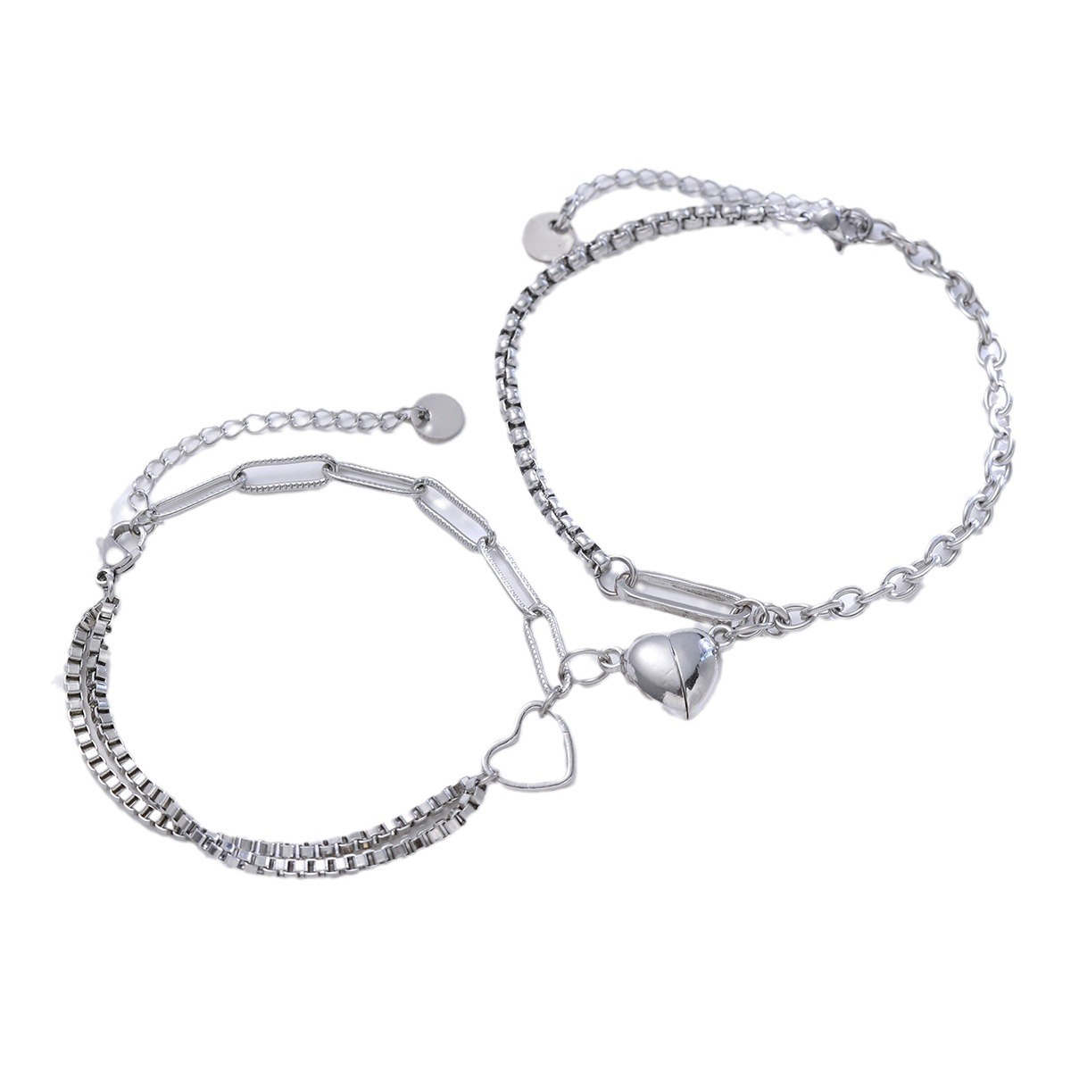 Simple Style Classic Style Heart Shape Alloy Women's Bracelets display picture 2