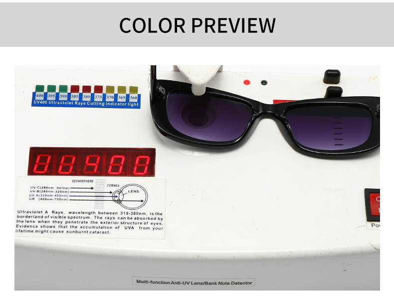 Modern Style Color Block Pc Square Inlay Full Frame Optical Glasses display picture 7