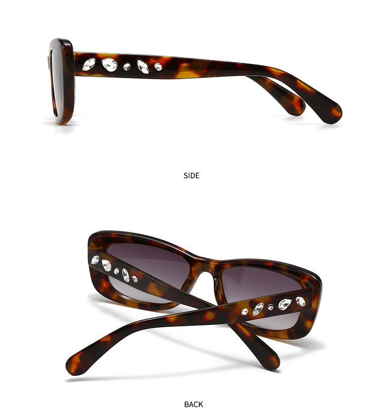 Estilo Moderno Bloque De Color Ordenador Personal Cuadrado Embutido Fotograma Completo Gafas Ópticas display picture 17