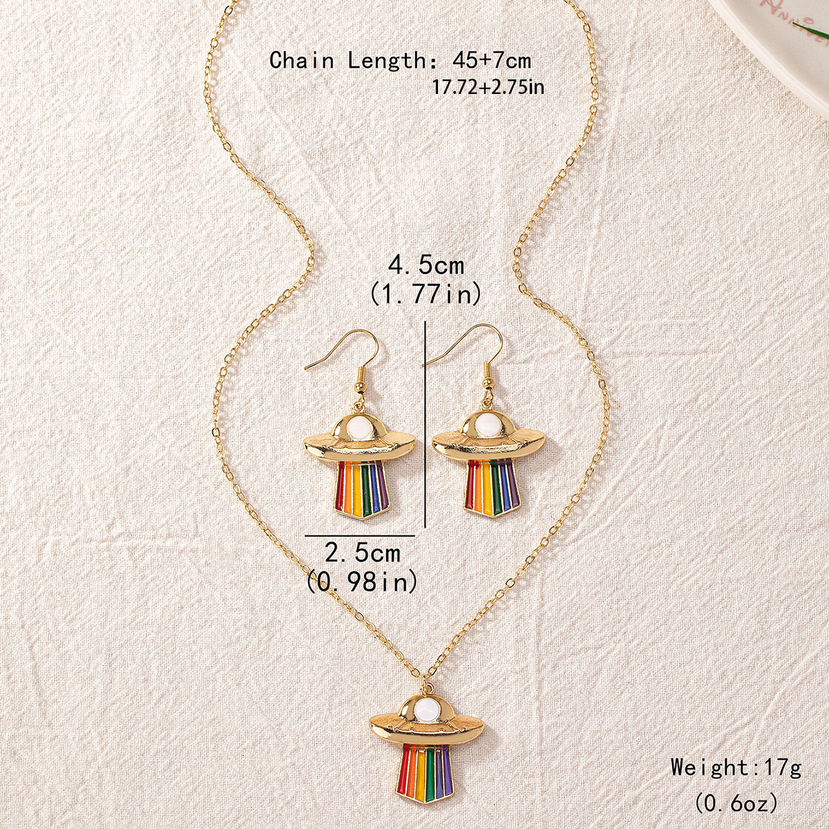 Einfacher Stil Klassischer Stil Farbblock Legierung Eisen Frau Ohrringe Halskette display picture 1