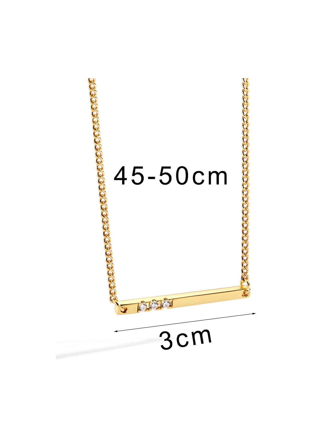 Copper 18K Gold Plated Simple Style Classic Style Plating Inlay Solid Color Zircon Pendant Necklace display picture 2