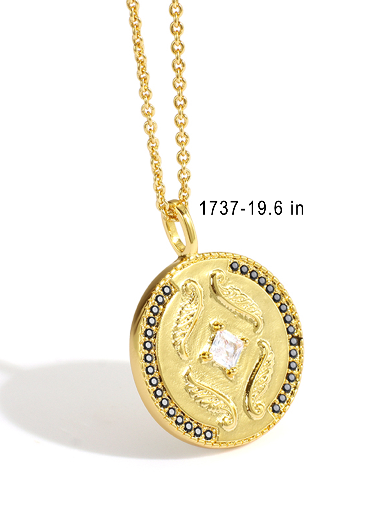 Copper 18K Gold Plated Simple Style Classic Style Plating Inlay Solid Color Zircon Pendant Necklace display picture 19