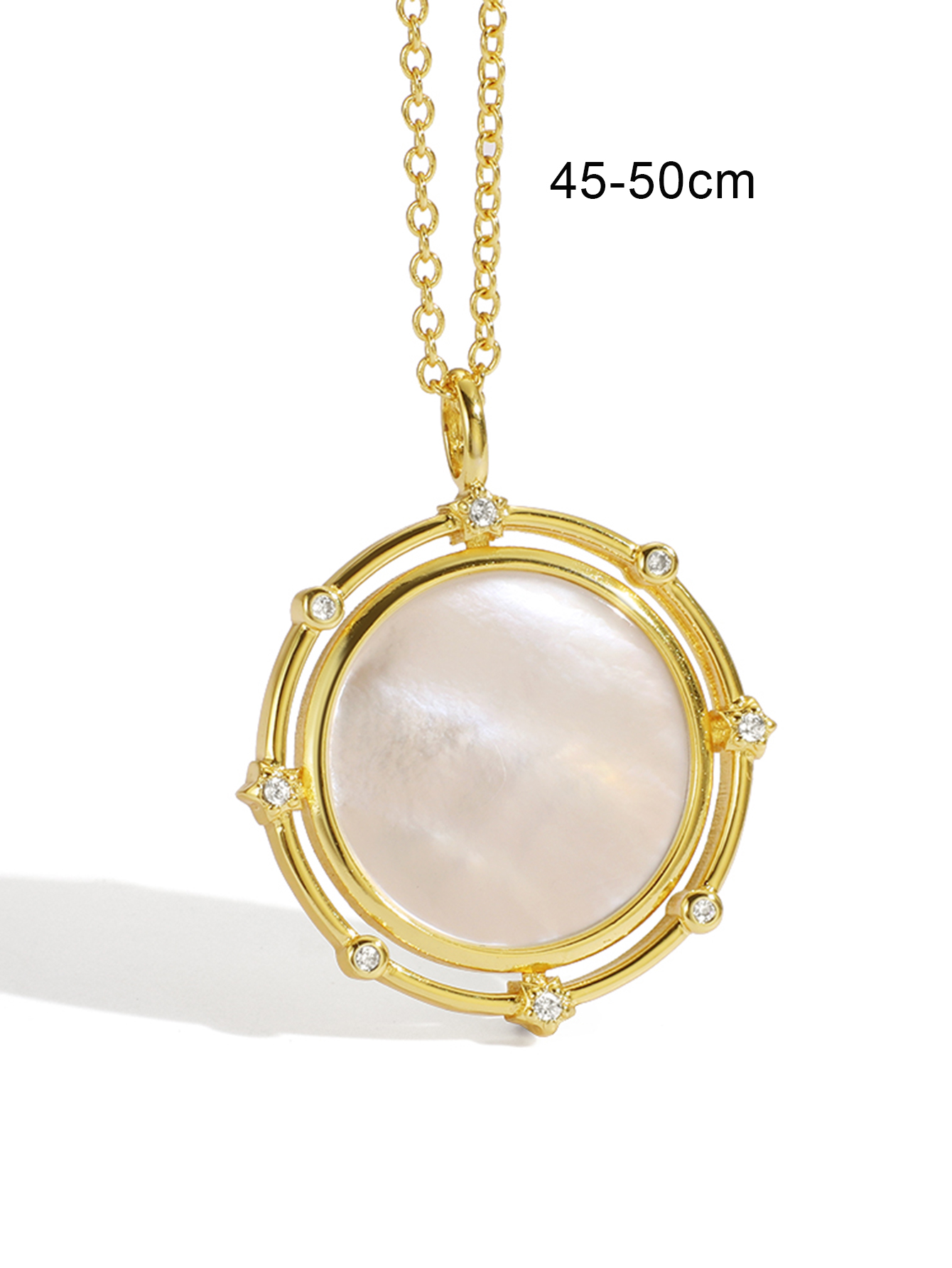 Copper 18K Gold Plated Simple Style Classic Style Plating Inlay Solid Color Zircon Pendant Necklace display picture 23