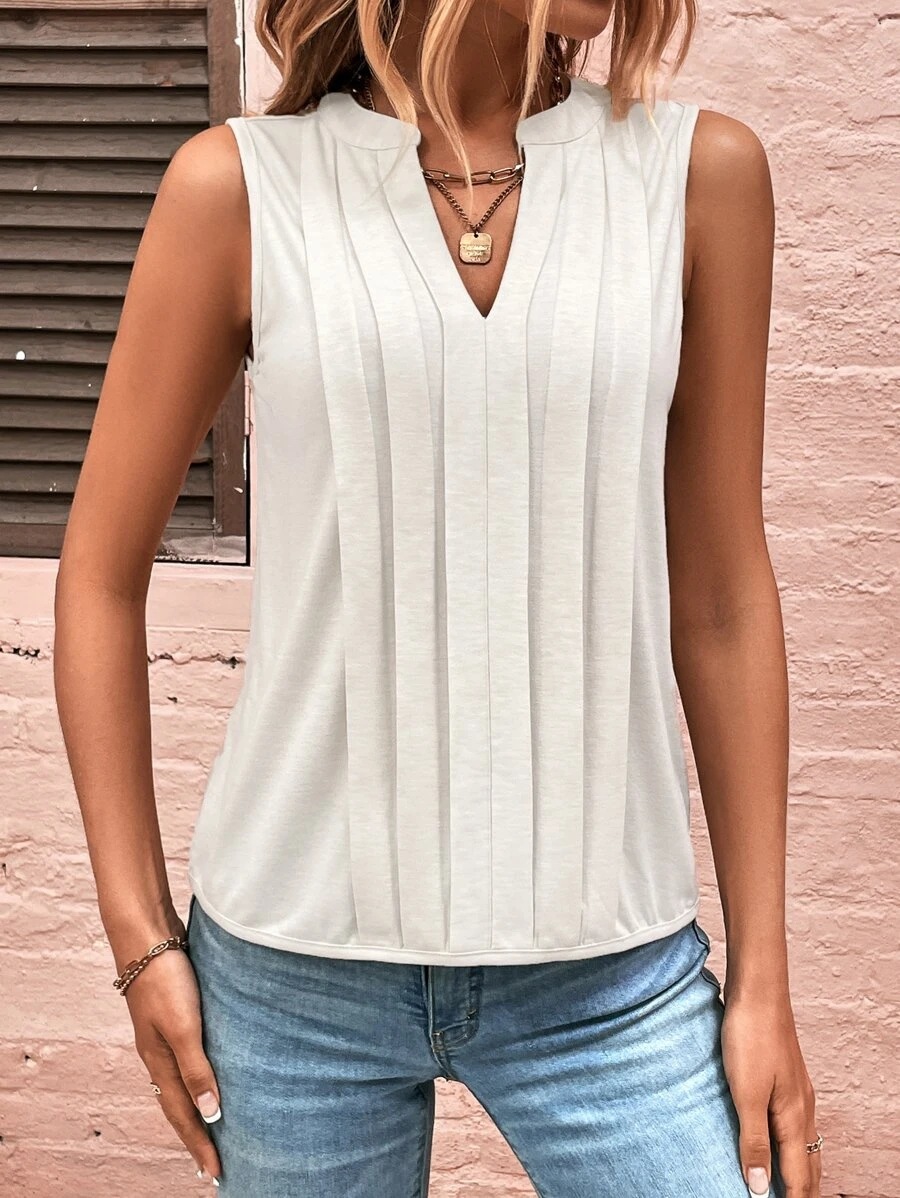 Women's Racerback Tank Tops Sleeveless Blouses Elegant Solid Color display picture 6