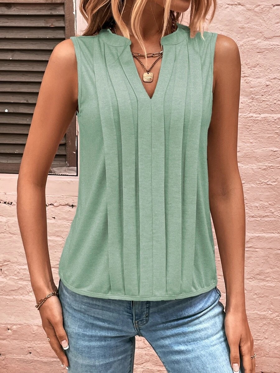 Women's Racerback Tank Tops Sleeveless Blouses Elegant Solid Color display picture 8