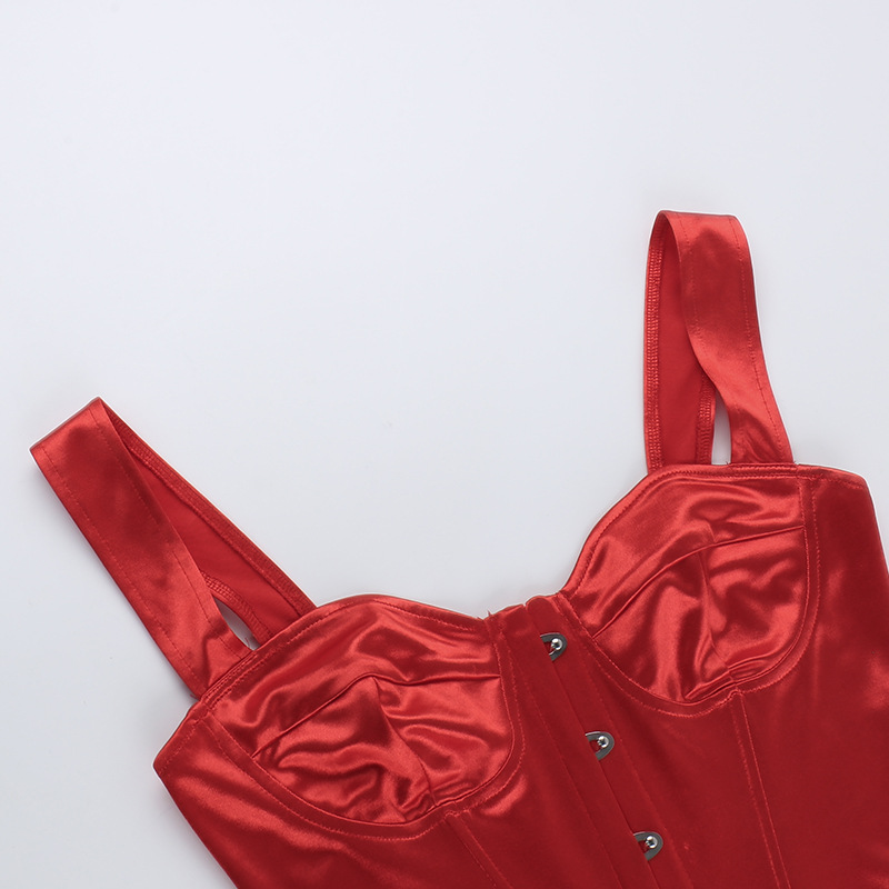 Women's Wrap Crop Top Tank Tops Streetwear Solid Color display picture 10