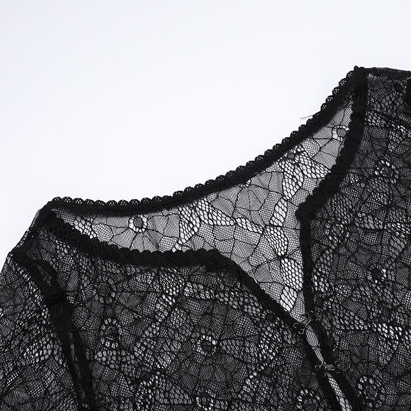 Women's Blouse Long Sleeve Blouses Sexy Spider Web display picture 18
