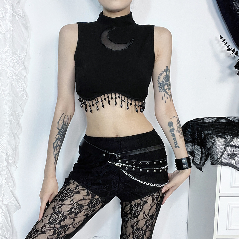 Party Bar Women's Punk Moon Polyester Pants Sets Pants Sets display picture 3