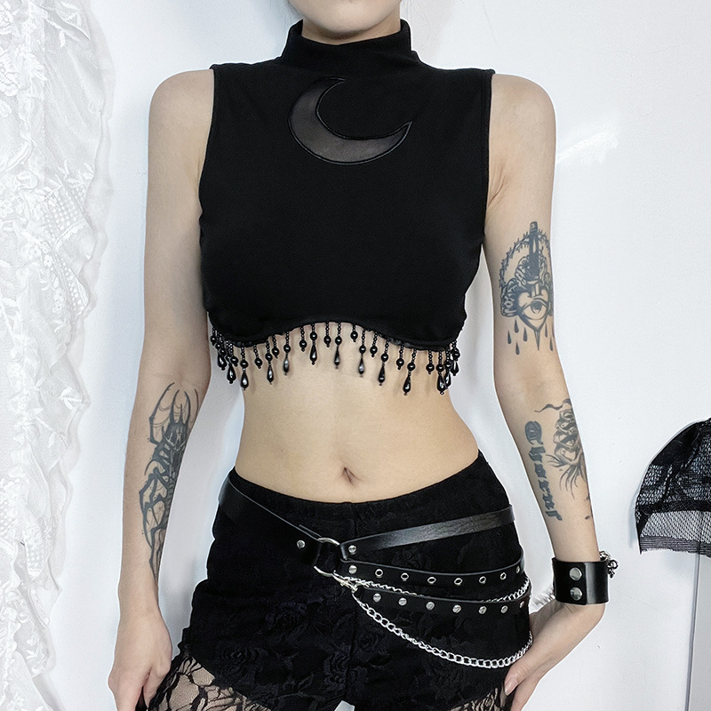 Party Bar Women's Punk Moon Polyester Pants Sets Pants Sets display picture 6