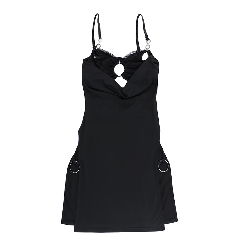 Women's Strap Dress Sexy V Neck Sleeveless Solid Color Above Knee Holiday Daily display picture 14