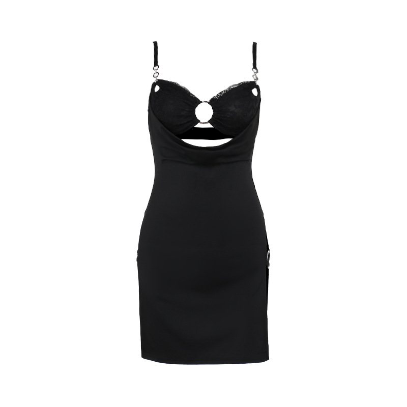 Women's Strap Dress Sexy V Neck Sleeveless Solid Color Above Knee Holiday Daily display picture 16