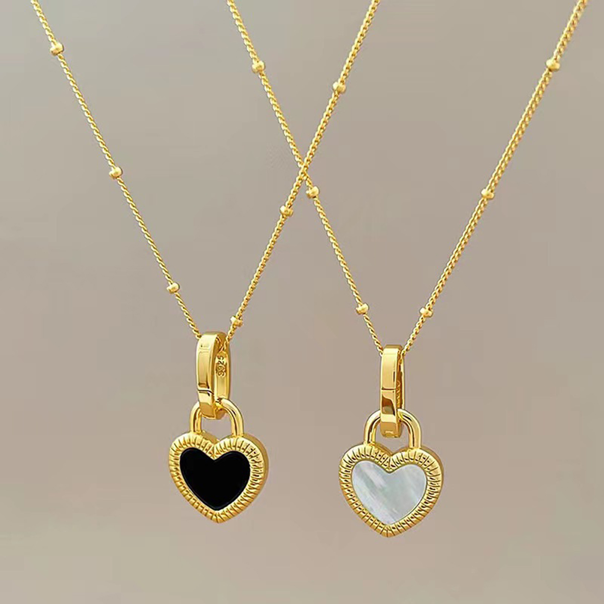 201 Stainless Steel 304 Stainless Steel 18K Gold Plated Simple Style Plating Inlay Heart Shape Rhinestones Jewelry Set display picture 2