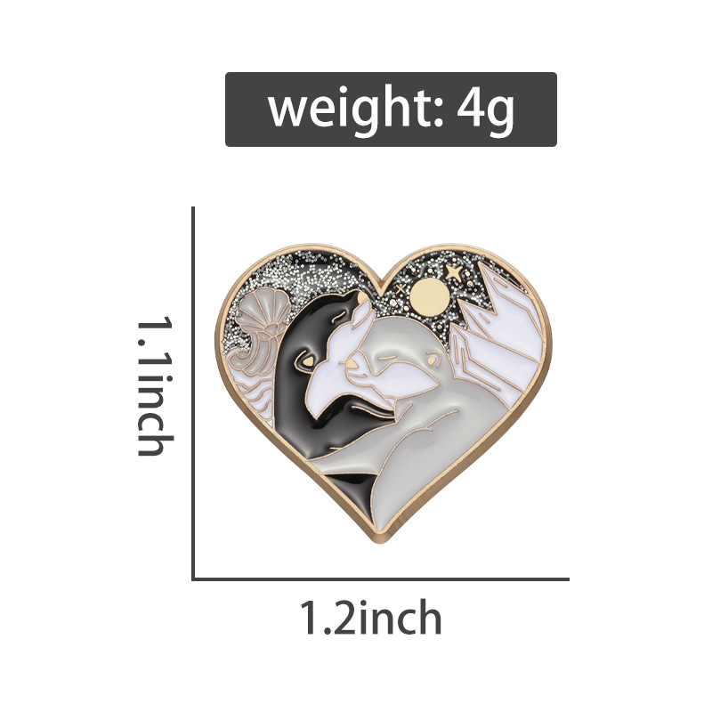 Cartoon Style Cute Cowboy Style Animal Letter Heart Shape Alloy Stamping Stoving Varnish Plating Unisex Brooches display picture 4