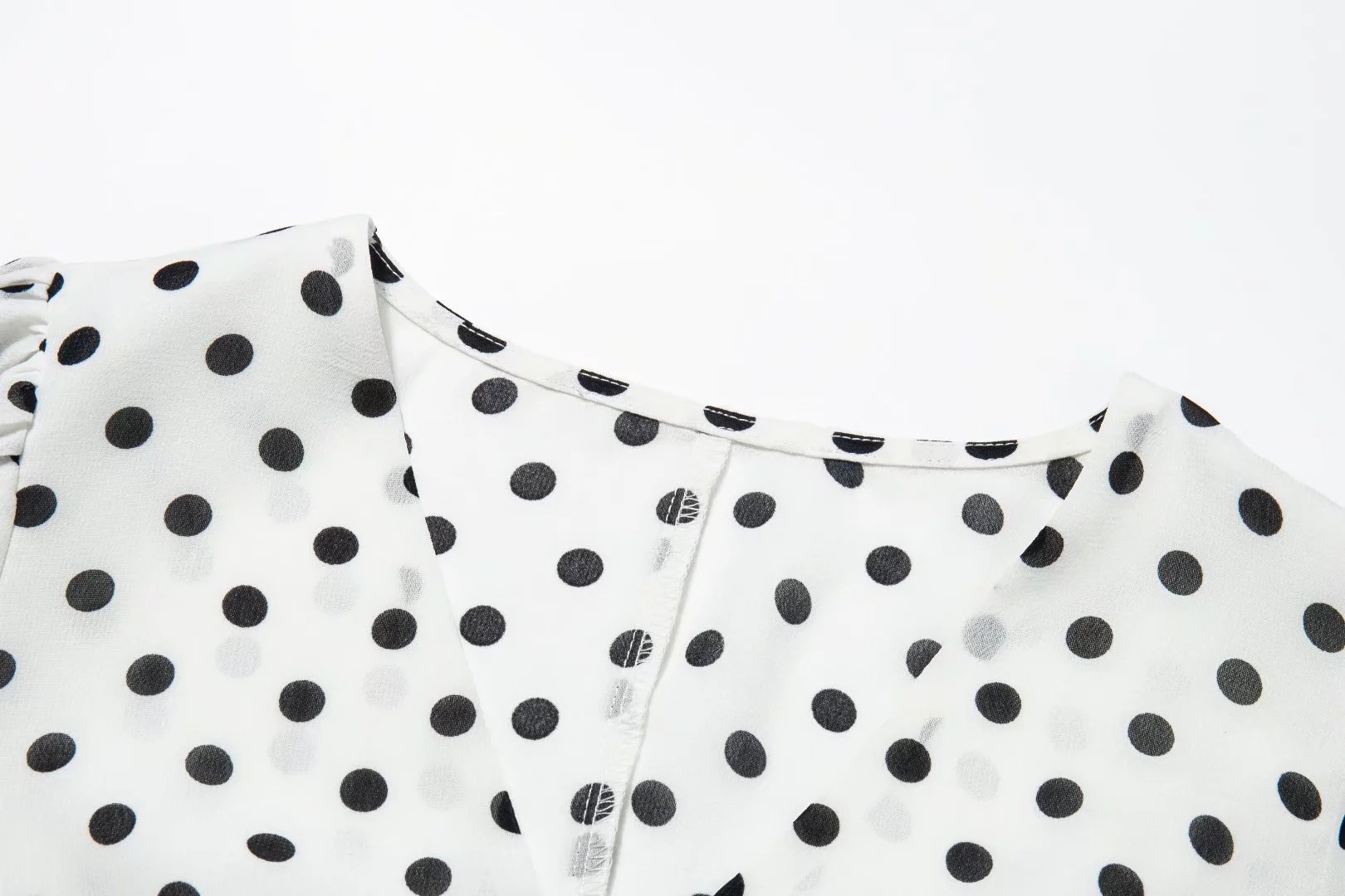 Women's Blouse Long Sleeve Blouses Streetwear Polka Dots display picture 5