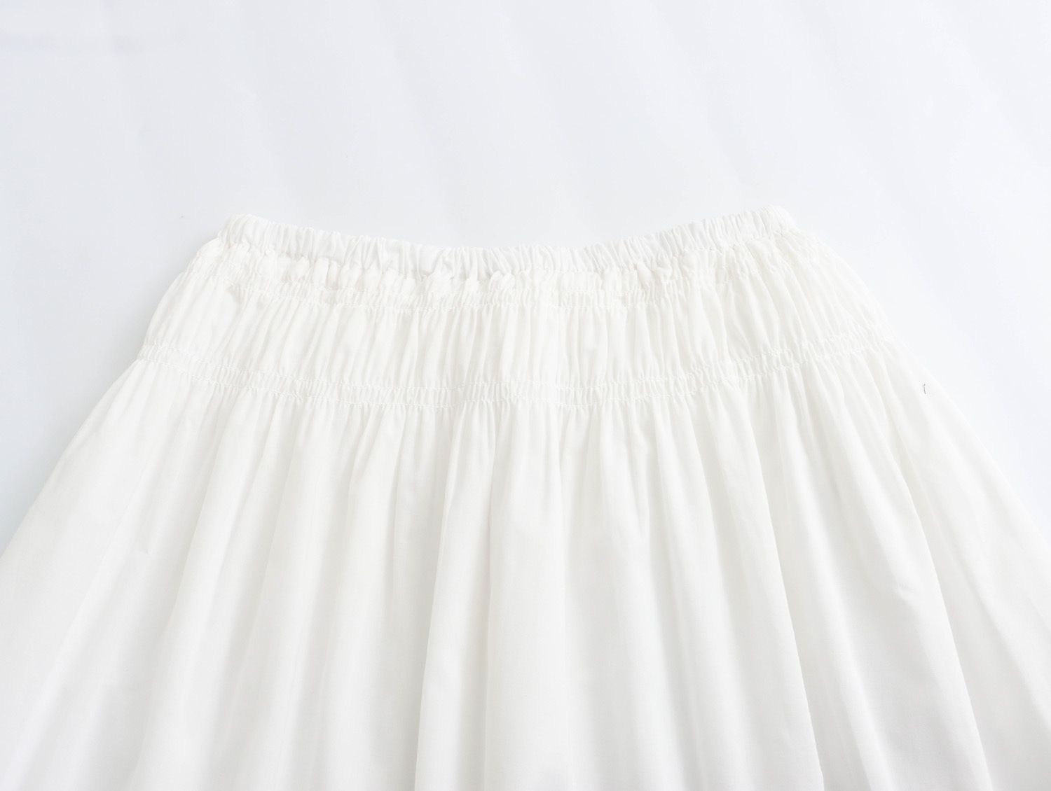 Sommer Einfacher Stil Einfarbig Polyester Midi-Kleid Röcke display picture 10
