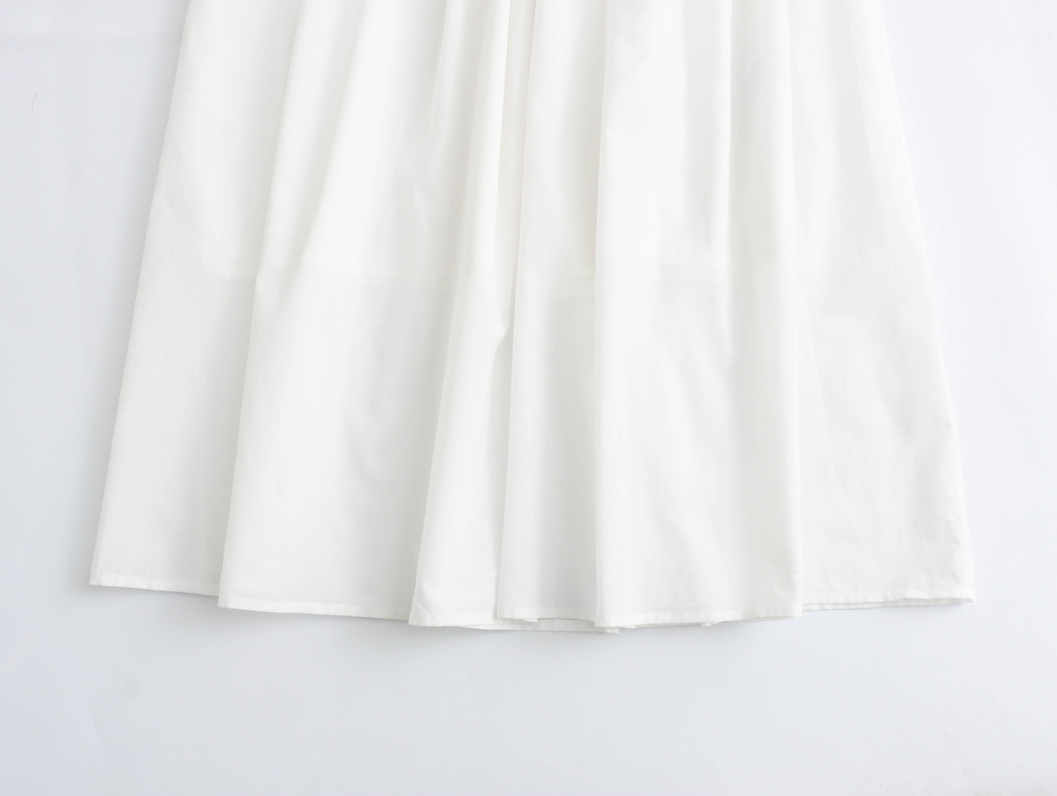 Summer Simple Style Solid Color Polyester Midi Dress Skirts display picture 12