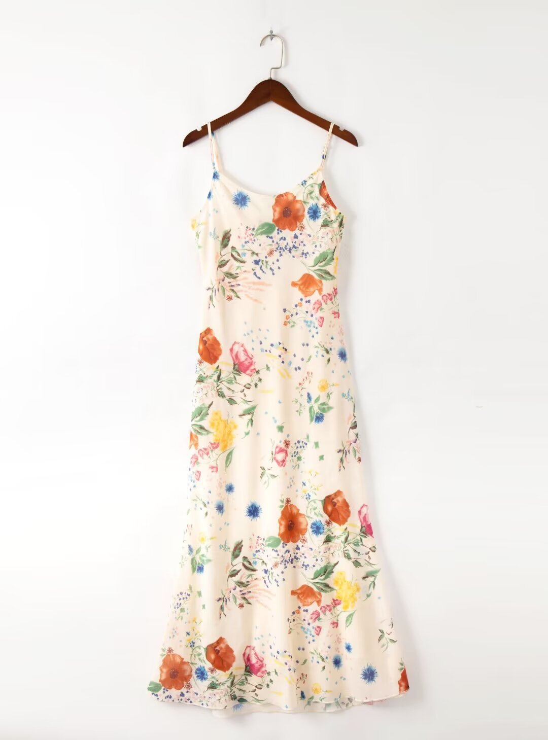 Women's Strap Dress Vacation Strap Zipper Sleeveless Flower Maxi Long Dress Holiday Daily display picture 1