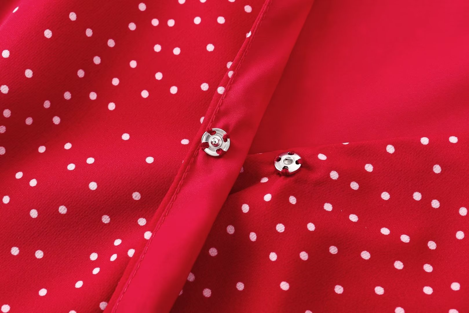 Women's Regular Dress Streetwear V Neck Tassel Short Sleeve Polka Dots Knee-Length Holiday Daily display picture 10
