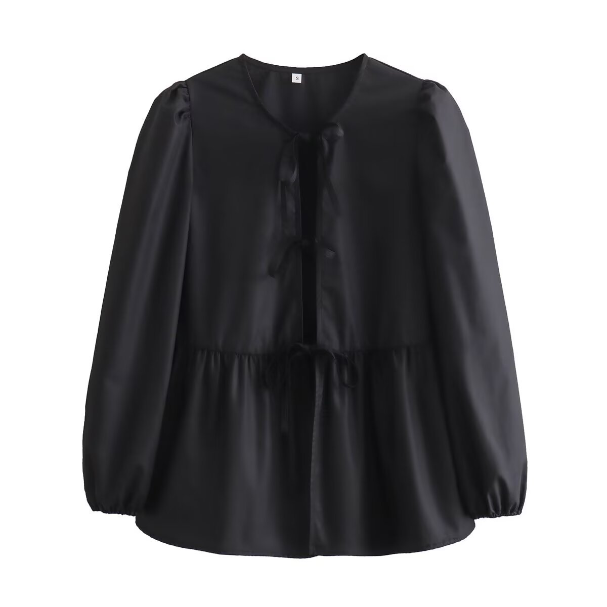 Women's Blouse Long Sleeve Blouses Simple Style Solid Color display picture 32