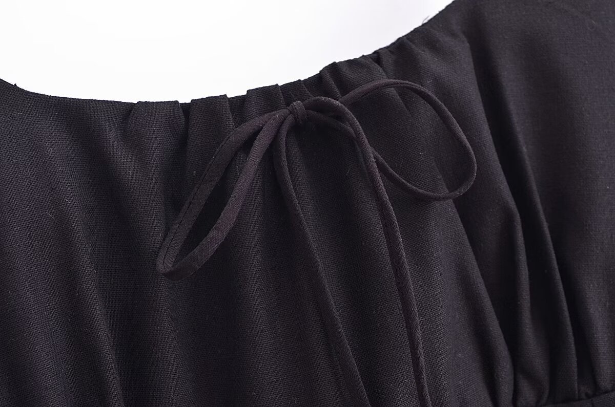 Women's Regular Dress Elegant U Neck Zipper Sleeveless Solid Color Bow Knot Maxi Long Dress Daily display picture 6