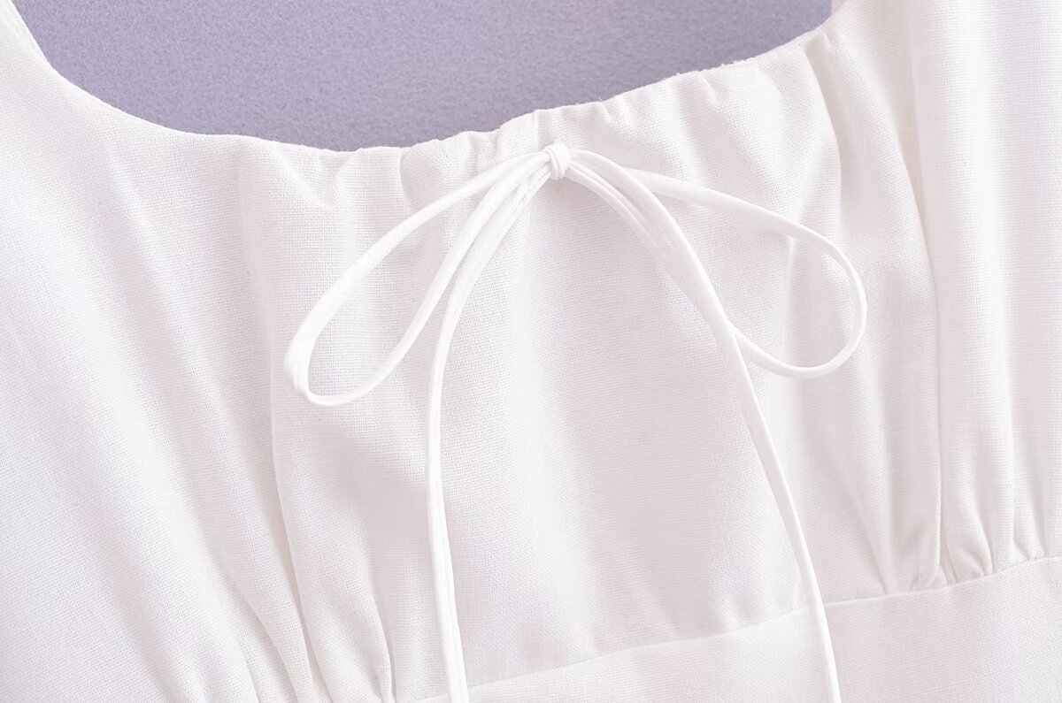 Women's Regular Dress Elegant U Neck Zipper Sleeveless Solid Color Bow Knot Maxi Long Dress Daily display picture 13