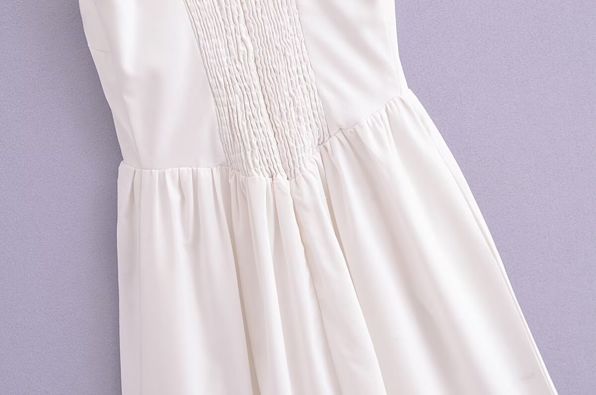 Women's Regular Dress Elegant U Neck Zipper Sleeveless Solid Color Bow Knot Maxi Long Dress Daily display picture 18