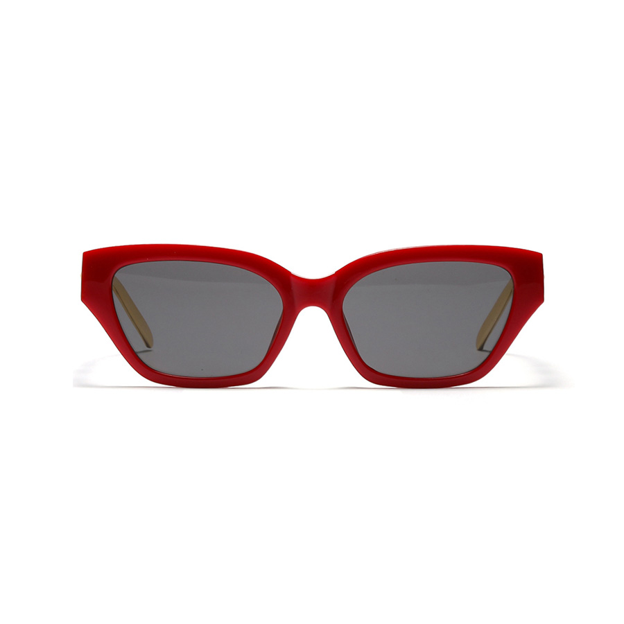 Style Nordique Vacances Plage Couleur Unie Ca Oeil De Chat Chaîne Plein Cadre Femmes De Lunettes De Soleil display picture 8