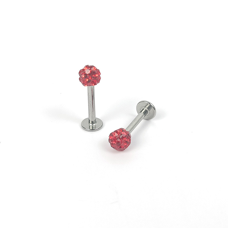 1 Piece Ear Cartilage Rings & Studs Simple Style Geometric 304 Stainless Steel Lip Rings display picture 5