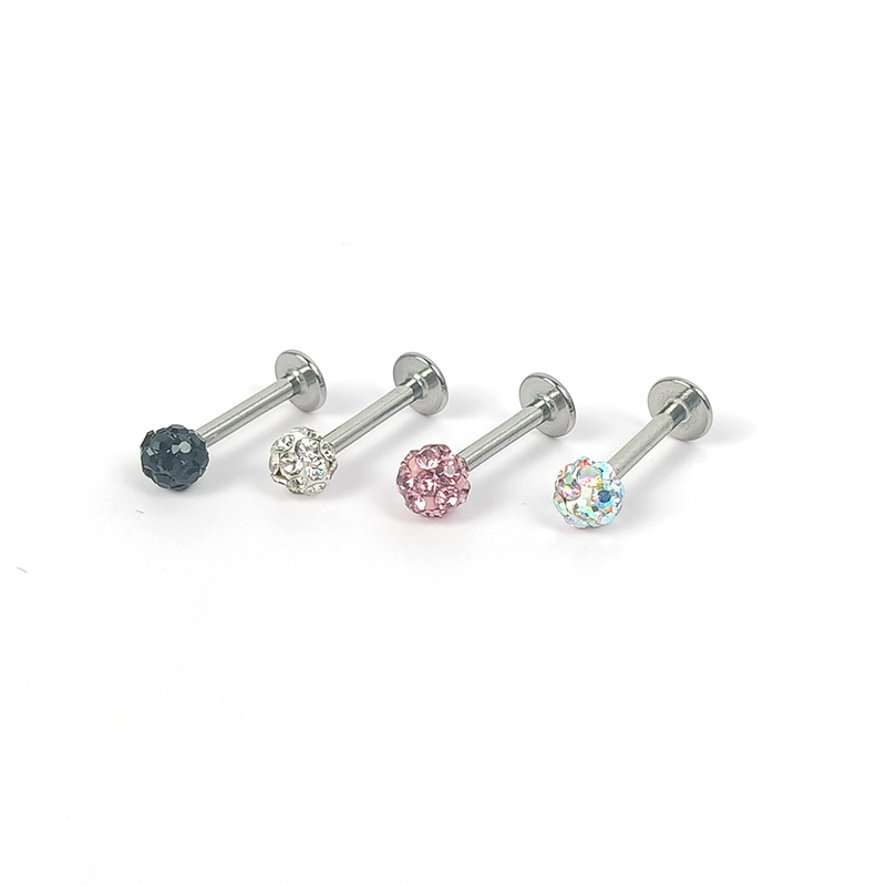 1 Piece Ear Cartilage Rings & Studs Simple Style Geometric 304 Stainless Steel Lip Rings display picture 10