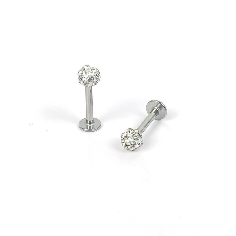 1 Piece Ear Cartilage Rings & Studs Simple Style Geometric 304 Stainless Steel Lip Rings display picture 13
